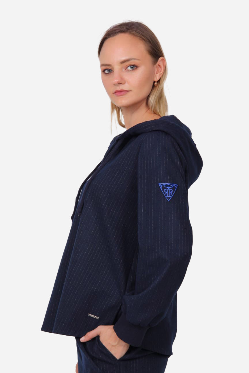 Lacivert Eşofman Takım – Kapüşonlu, Oversize Fit, Günlük Konfor | FRN LINE