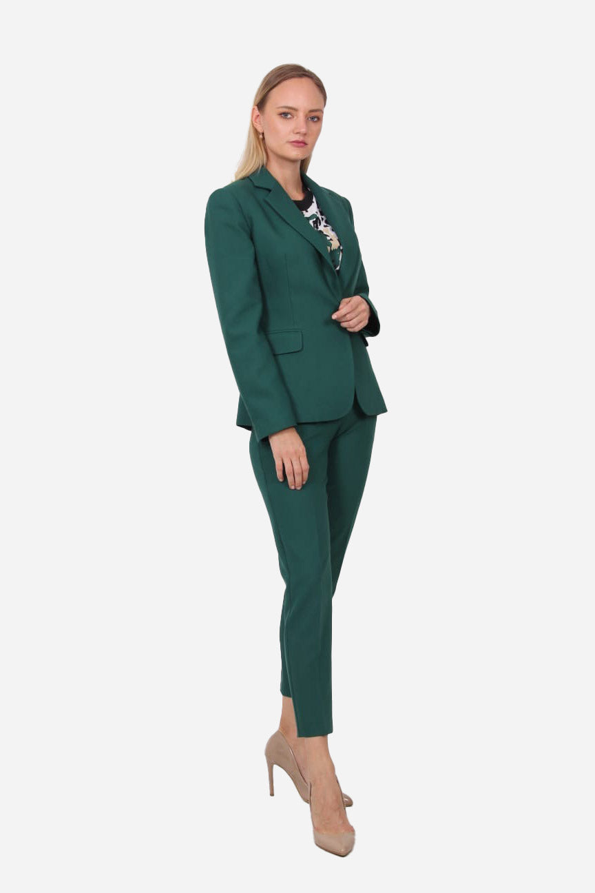 Yeşil Blazer Ceket – Klasik Kalıp, Tek Düğmeli Günlük Şıklık | FRN LINE