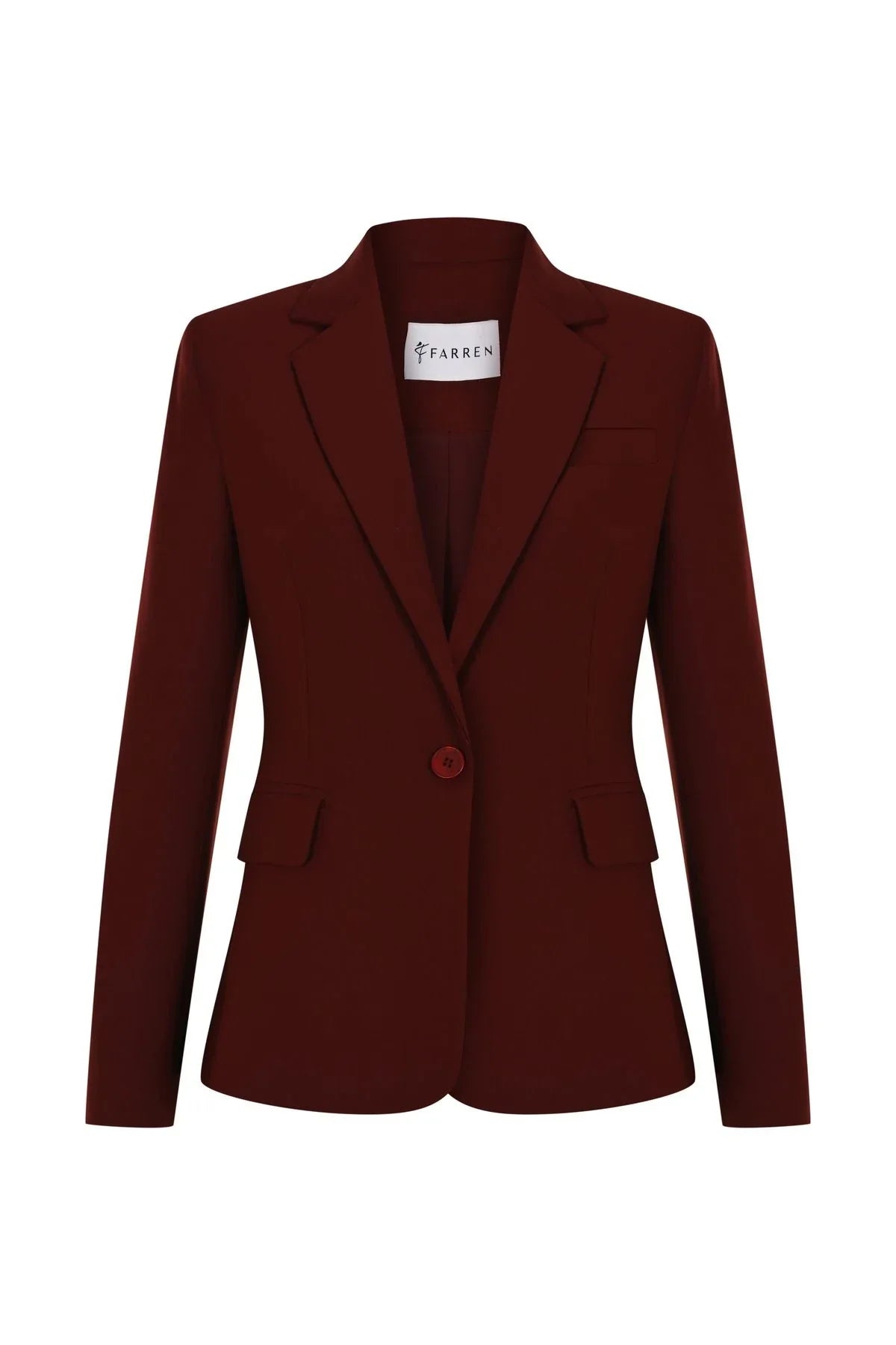 Bordo Blazer Ceket – Şık Form, Ofis & Akşam Kullanıma Uygun | FRN LINE