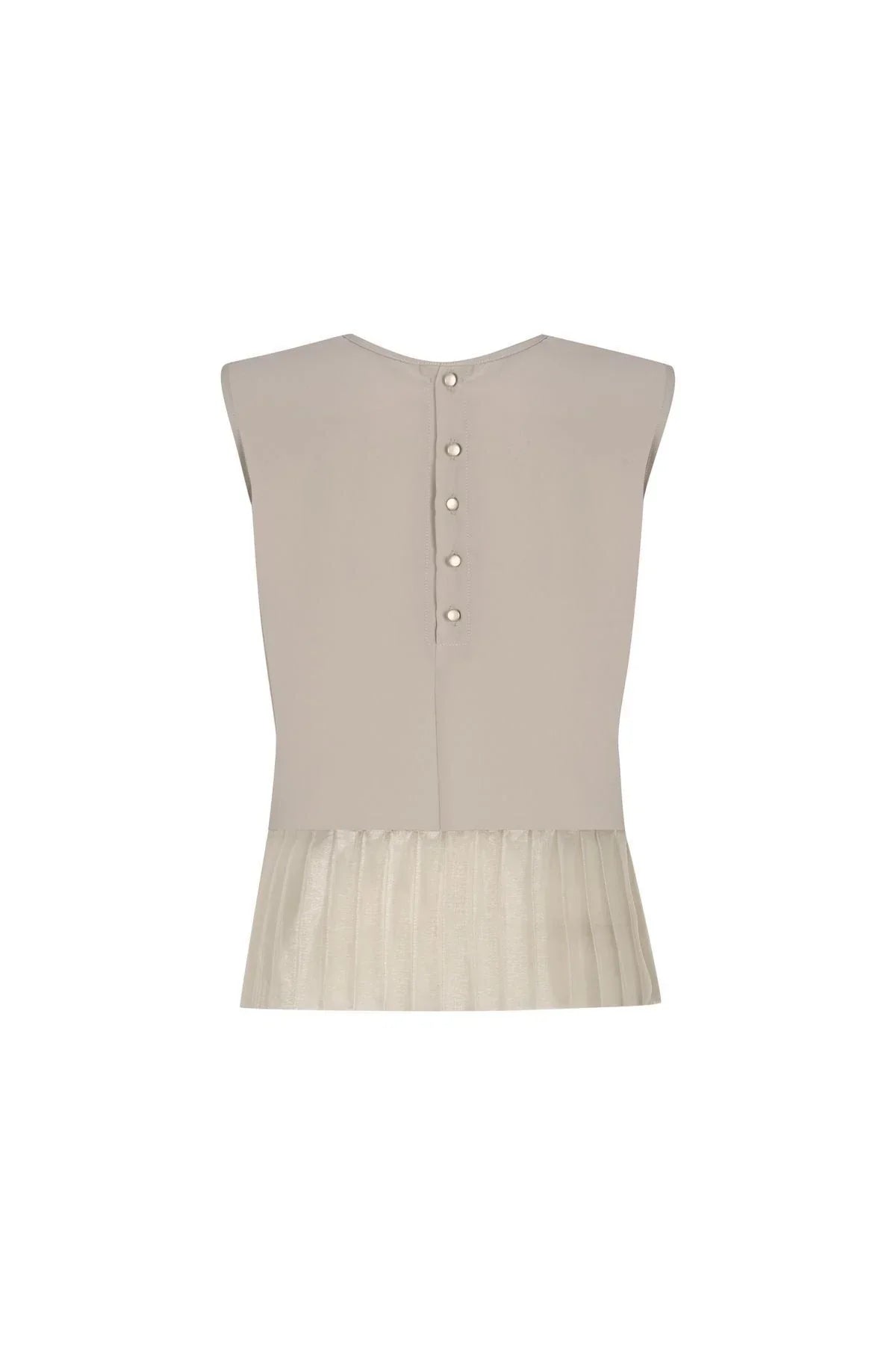 Bej Peplum Kadın Bluz – Bel Oturtmalı, Şık ve Zamansız | FRN LINE